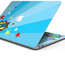 Comic Series / Comic Book Actions V5 - Apple MacBook Pro, Pro with Touch Bar or Air Skin Decal Kit (All Versions Available)