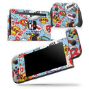 Comic Speech Bubbles V1 - Skin Wrap Decal for Nintendo Switch Lite Console & Dock - 3DS XL - 2DS - Pro - DSi - Wii - Joy-Con Gaming Controller
