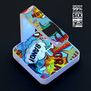 Comic Speech Bubbles V1 UV Germicidal Sanitizing Sterilizing Wireless Smart Phone Screen Cleaner + Charging Station