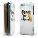 Pray For Orlando v1 2-Piece Hybrid INK-Fuzed Case for the iPhone 6/6s or 6/6s Plus