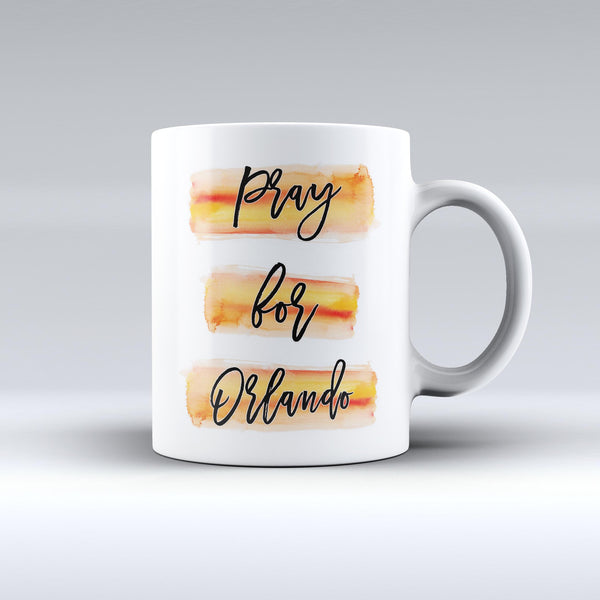 Pray For Orlando v7 - ink-Fuzed Ceramic Coffee Mug