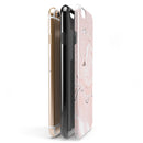 Coral 19 Textured Marble iPhone 6/6s or 6/6s Plus 2-Piece Hybrid INK-Fuzed Case