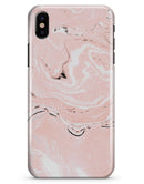 Coral 19 Textured Marble - iPhone X Clipit Case