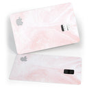 Coral 39 Textured Marble - Premium Protective Decal Skin-Kit for the Apple Credit Card