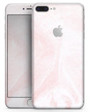Coral 39 Textured Marble - Skin-kit for the iPhone 8 or 8 Plus
