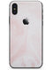 Coral 39 Textured Marble - iPhone X Skin-Kit