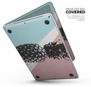 Coral Mint Summer Pineapple v1 - Skin Decal Wrap Kit Compatible with the Apple MacBook Pro, Pro with Touch Bar or Air (11", 12", 13", 15" & 16" - All Versions Available)