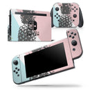 Coral Mint Summer Pineapple v1 - Skin Wrap Decal for Nintendo Switch Lite Console & Dock - 3DS XL - 2DS - Pro - DSi - Wii - Joy-Con Gaming Controller