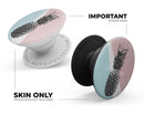 Coral Mint Summer Pineapple v1 - Skin Kit for PopSockets and other Smartphone Extendable Grips & Stands