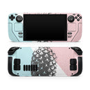 Coral Mint Summer Pineapple v1 // Vinyl Skin Wrap for Steam Deck OLED & Steam Deck (LCD) — Soft Matte or Ultra Gloss
