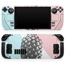 Coral Mint Summer Pineapple v1 // Vinyl Skin Wrap for Steam Deck OLED & Steam Deck (LCD) — Soft Matte or Ultra Gloss