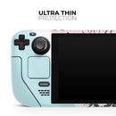 Coral Mint Summer Pineapple v1 // Vinyl Skin Wrap for Steam Deck OLED & Steam Deck (LCD) — Soft Matte or Ultra Gloss