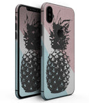 Coral Mint Summer Pineapple v1 - iPhone XS MAX, XS/X, 8/8+, 7/7+, 5/5S/SE Skin-Kit (All iPhones Available)
