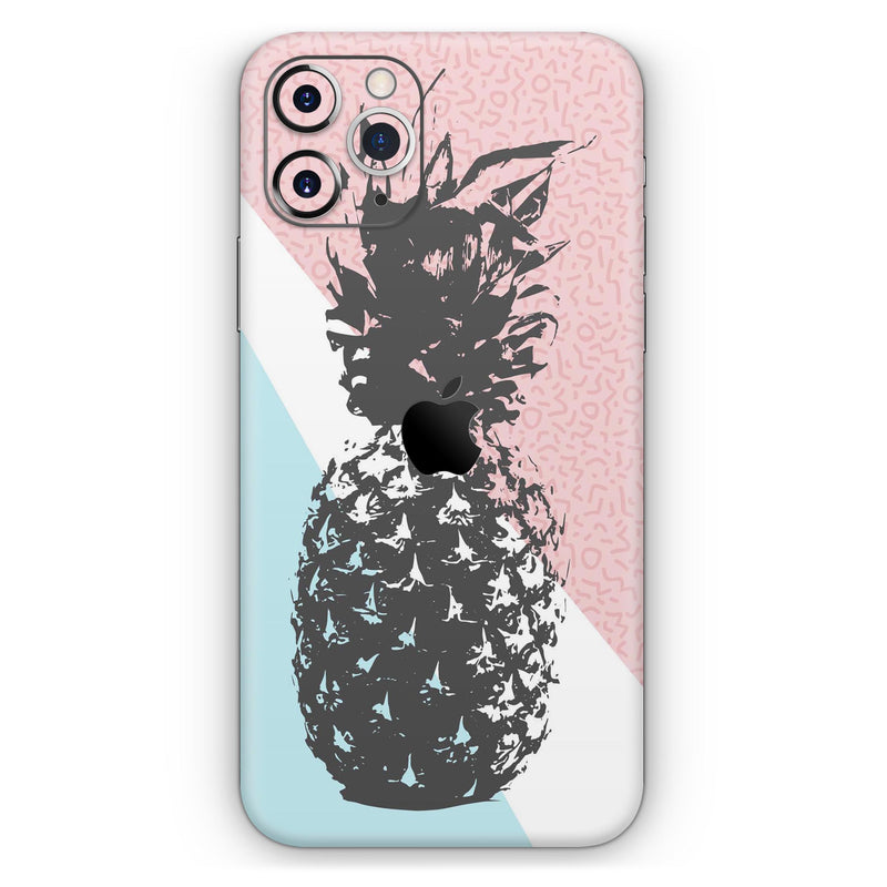Coral Mint Summer Pineapple v1 - Skin-Kit compatible with the Apple iPhone 13, 13 Pro Max, 13 Mini, 13 Pro, iPhone 12, iPhone 11 (All iPhones Available)
