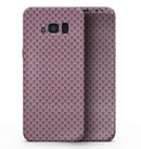 Coral SemiCircles Over Navy - Samsung Galaxy S8 Full-Body Skin Kit