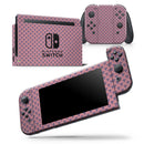 Coral SemiCircles Over Navy - Skin Wrap Decal for Nintendo Switch Lite Console & Dock - 3DS XL - 2DS - Pro - DSi - Wii - Joy-Con Gaming Controller