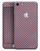 Coral SemiCircles Over Navy - Skin-kit for the iPhone 8 or 8 Plus