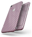 Coral SemiCircles Over Navy - Skin-kit for the iPhone 8 or 8 Plus