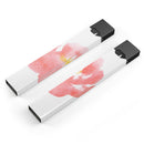 Coral Watercolor Hibiscus - Premium Decal Protective Skin-Wrap Sticker compatible with the Juul Labs vaping device