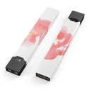 Coral Watercolor Hibiscus - Premium Decal Protective Skin-Wrap Sticker compatible with the Juul Labs vaping device