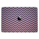 MacBook Pro with Touch Bar Skin Kit - Coral_and_Navy_Chevron_Pattern-MacBook_13_Touch_V3.jpg?