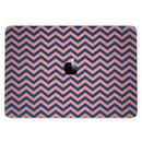 MacBook Pro without Touch Bar Skin Kit - Coral_and_Navy_Chevron_Pattern-MacBook_13_Touch_V6.jpg?