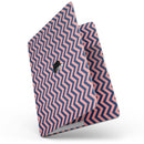 MacBook Pro with Touch Bar Skin Kit - Coral_and_Navy_Chevron_Pattern-MacBook_13_Touch_V7.jpg?