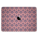 MacBook Pro with Touch Bar Skin Kit - Coral_and_Navy_Damask_Pattern-MacBook_13_Touch_V3.jpg?