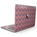 MacBook Pro without Touch Bar Skin Kit - Coral_and_Navy_Damask_Pattern-MacBook_13_Touch_V7.jpg?
