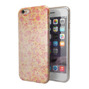 Coral and Pink Faded Flower Field  iPhone 6/6s or 6/6s Plus 2-Piece Hybrid INK-Fuzed Case