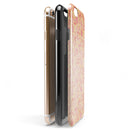 Coral and Pink Faded Flower Field  iPhone 6/6s or 6/6s Plus 2-Piece Hybrid INK-Fuzed Case