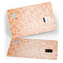 Coral and Pink Faded Flower Field  - Premium Protective Decal Skin-Kit for the Apple Credit Card