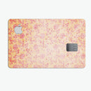 Coral and Pink Faded Flower Field  - Premium Protective Decal Skin-Kit for the Apple Credit Card