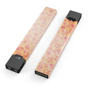 Coral and Pink Faded Flower Field  - Premium Decal Protective Skin-Wrap Sticker compatible with the Juul Labs vaping device