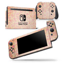 Coral and Pink Faded Flower Field  - Skin Wrap Decal for Nintendo Switch Lite Console & Dock - 3DS XL - 2DS - Pro - DSi - Wii - Joy-Con Gaming Controller