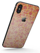 Coral and Pink Faded Flower Field  - iPhone X Skin-Kit