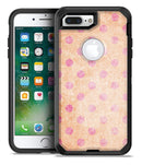 Coral and Pink Scratched Polka Dots - iPhone 7 Plus/8 Plus OtterBox Case & Skin Kits