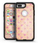 Coral and Pink Scratched Polka Dots - iPhone 7 Plus/8 Plus OtterBox Case & Skin Kits