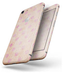 Coral and Pink Scratched Polka Dots - Skin-kit for the iPhone 8 or 8 Plus