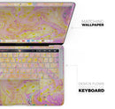Cotton Candy Oil Mix - Skin Decal Wrap Kit Compatible with the Apple MacBook Pro, Pro with Touch Bar or Air (11", 12", 13", 15" & 16" - All Versions Available)