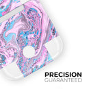 Cotton Candy Oil Mix V3 - Full Body Skin Decal Wrap Kit for the Wireless Bluetooth Apple Airpods Pro, AirPods Gen 1 or Gen 2 with Wireless Charging
