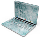 Cracked Turquise Marble Surface - Skin Decal Wrap Kit Compatible with the Apple MacBook Pro, Pro with Touch Bar or Air (11", 12", 13", 15" & 16" - All Versions Available)