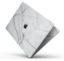 Cracked White Marble Slate - Skin Decal Wrap Kit Compatible with the Apple MacBook Pro, Pro with Touch Bar or Air (11", 12", 13", 15" & 16" - All Versions Available)