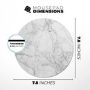 Cracked Marble Surface// WaterProof Rubber Foam Backed Anti-Slip Mouse Pad for Home Work Office or Gaming Computer Desk