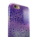Cracked Purple Texture iPhone 6/6s or 6/6s Plus 2-Piece Hybrid INK-Fuzed Case