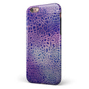 Cracked Purple Texture iPhone 6/6s or 6/6s Plus 2-Piece Hybrid INK-Fuzed Case