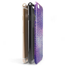 Cracked Purple Texture iPhone 6/6s or 6/6s Plus 2-Piece Hybrid INK-Fuzed Case