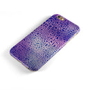 Cracked Purple Texture iPhone 6/6s or 6/6s Plus 2-Piece Hybrid INK-Fuzed Case