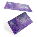 Cracked Purple Texture - Premium Protective Decal Skin-Kit for the Apple Credit Card