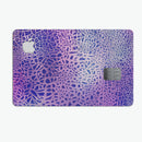 Cracked Purple Texture - Premium Protective Decal Skin-Kit for the Apple Credit Card
